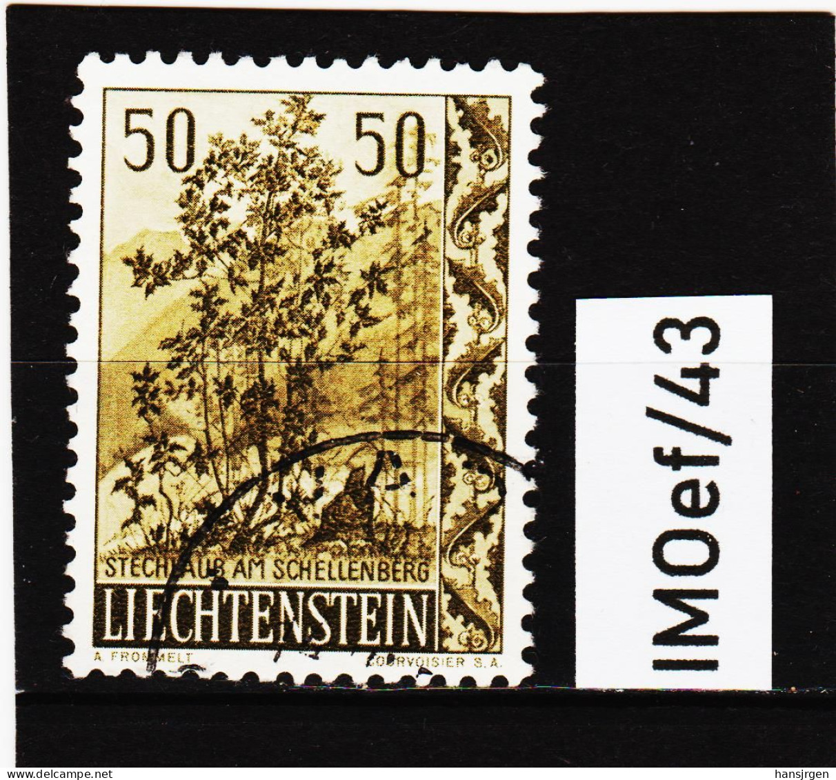 IMOef/43  LIECHTENSTEIN 1958  MICHL  372  Used / Gestempelt SIEHE ABBILDUNG - Used Stamps
