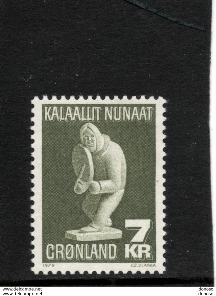 GROENLAND 1979 Sculpture Yvert 105, Michel 117 NEUF** MNH Cote : 3 Euros - Neufs