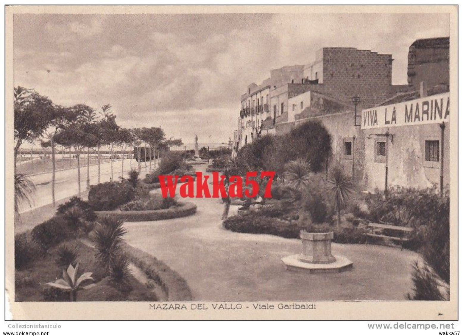 3-4472- Mazara Del Vallo - Viale Garibaldi - Trapani - F.g. Viaggiata - Mazara Del Vallo