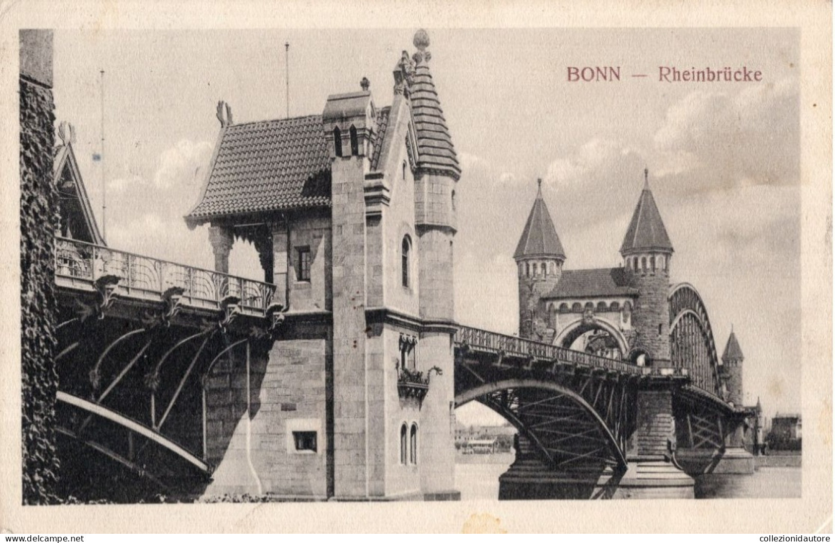 BONN - RHEINBRÜCKE - CARTOLINA FP SPEDITA NEL 1912 - Bonn