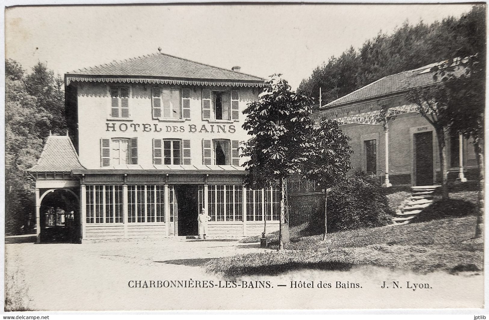 CPA Carte Postale / 69 Rhône, Charbonnières-les-Bains / J. N. / Hôtel Des Bains. - Charbonniere Les Bains