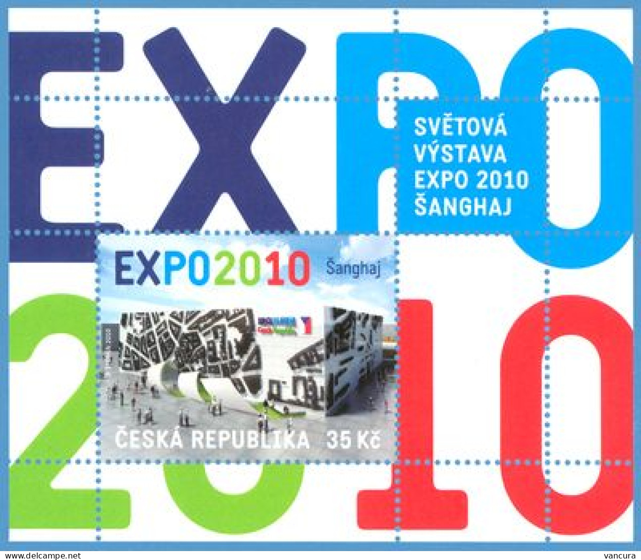 ** A 623 Czech Republic  EXPO Shanghai 2010 - Unused Stamps