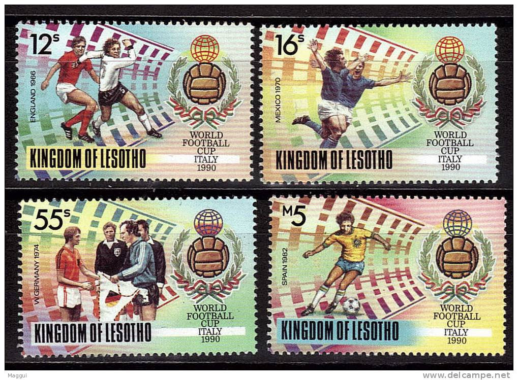 LESOTHO    N° 876/76 * *    ( Cote 9e ) Cup 1990   Football Soccer Fussball - 1990 – Italie