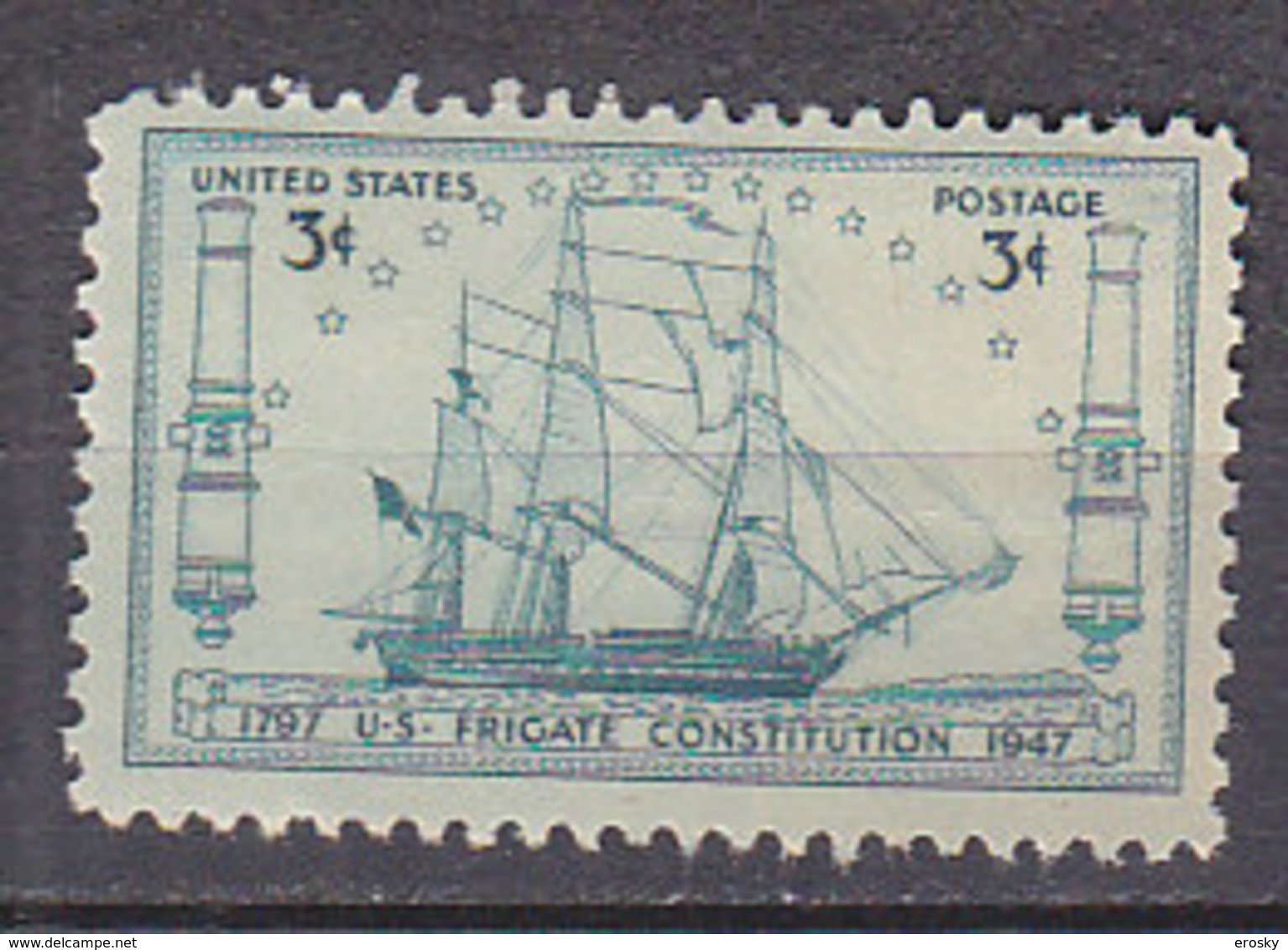 H1162 - ETATS UNIS UNITED STATES Yv N°502 ** NAVIRE - Ongebruikt