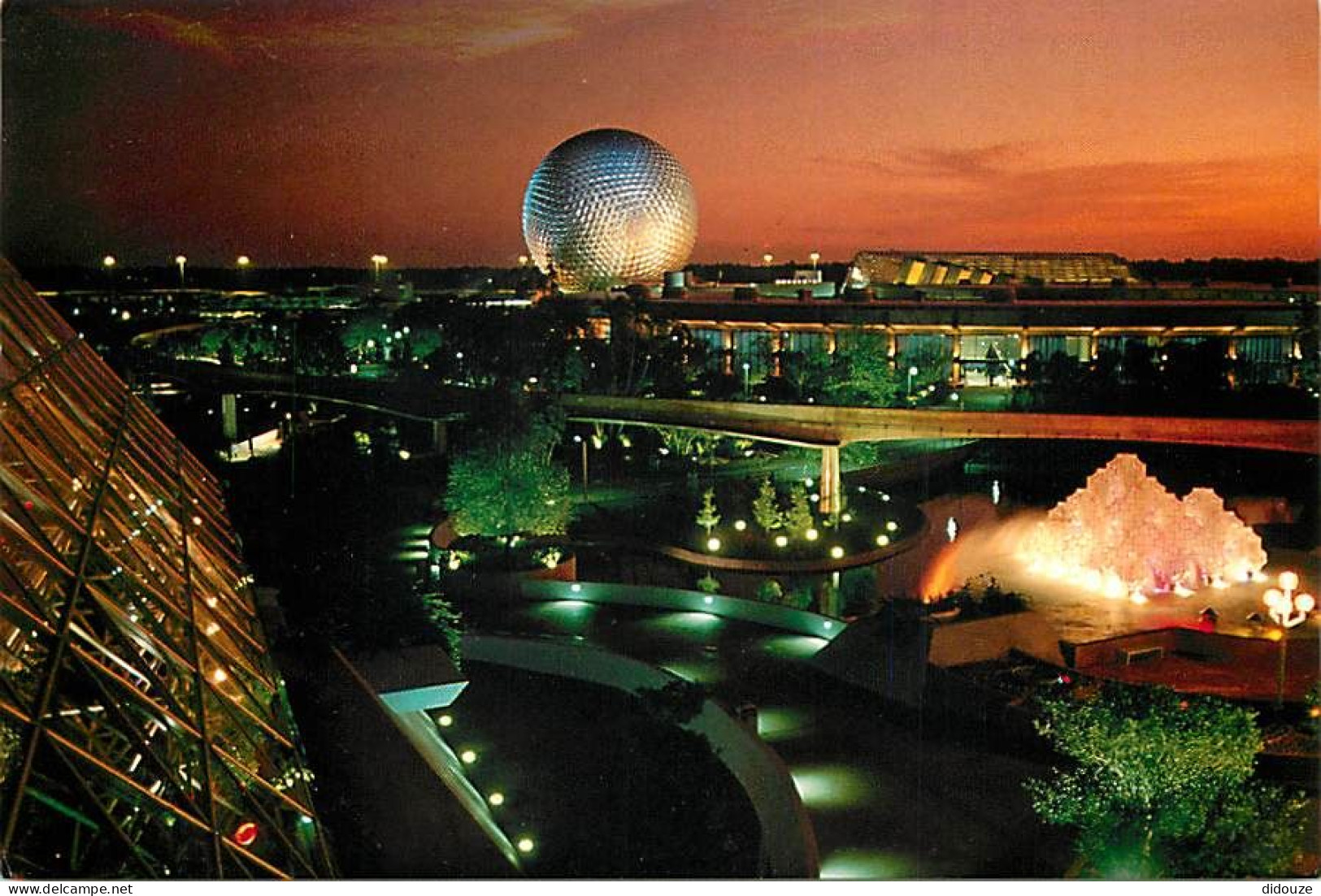 Parc D'Attractions - Walt Disney World - Future World - Vue De Nuit - Etats-Unis - Floride - Orlando - Carte Neuve - CPM - Disneyworld