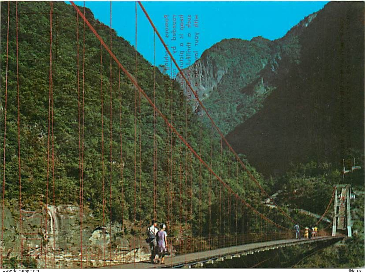 Taiwan - Famous Tenshing Suspension Bridge-high Across Over The Gorge - Pont - Carte Neuve - CPM - Voir Scans Recto-Vers - Taiwan