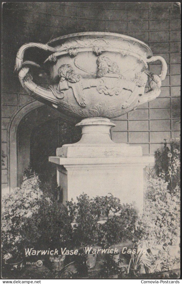 Warwick Vase, Warwick Castle, Warwickshire, 1911 - Valentine's Postcard - Warwick