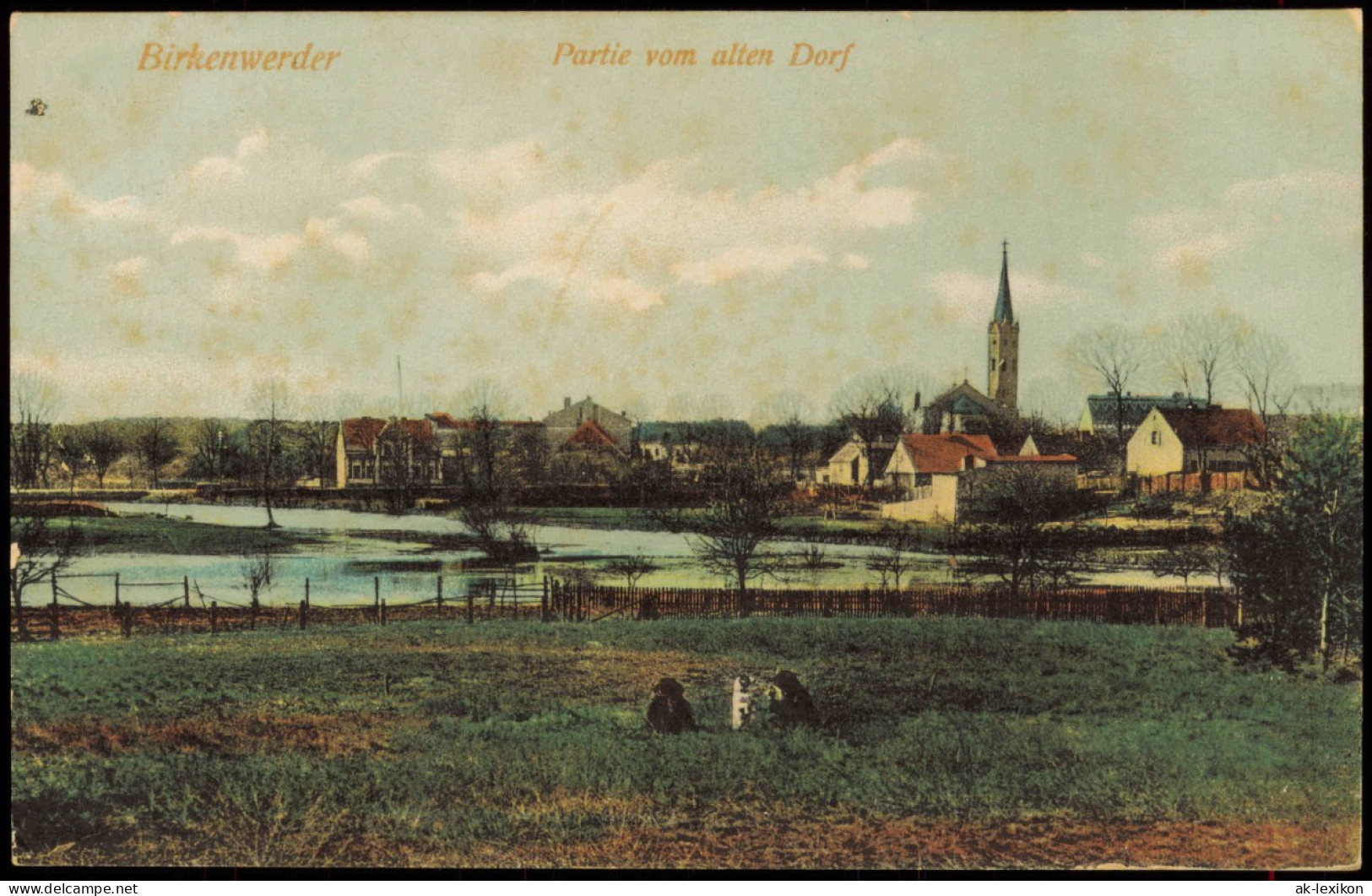 Ansichtskarte Birkenwerder Partie Vom Alten Dorf Bz. Potsdam 1909 - Birkenwerder