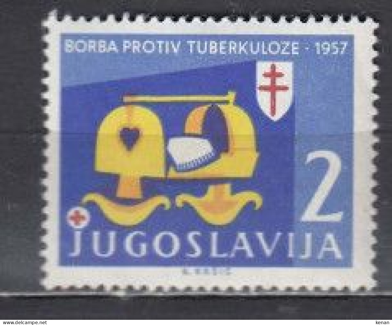 Yugoslavia, 1957, Fight Against Tuberculosis, (MNH) - Neufs