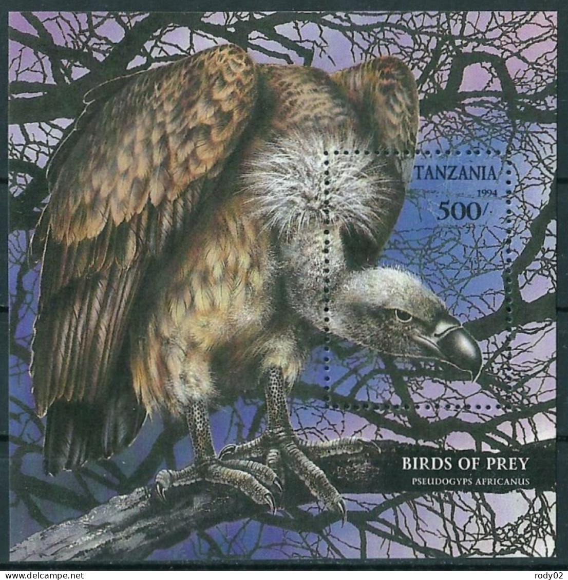 TANZANIE - OISEAUX - RAPACES - BF 246 - NEUF** MNH - Adler & Greifvögel