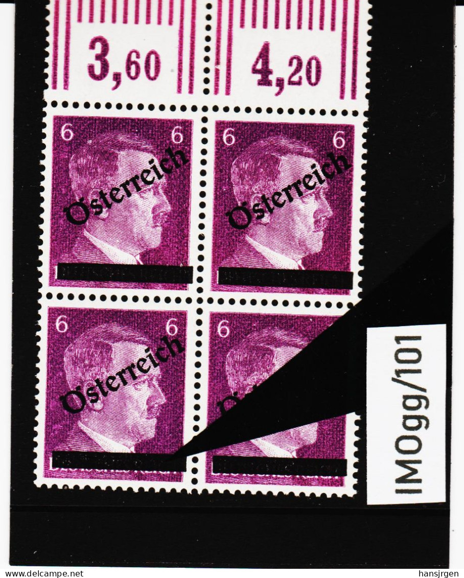 IMOgg/101 ÖSTERREICH 1945  Michl 661 PLATTENFEHLER   " AUFDRUCK VERSCHOBEN Im VB "   ** Postfrisch Siehe ABBILDUNG - Errors & Oddities