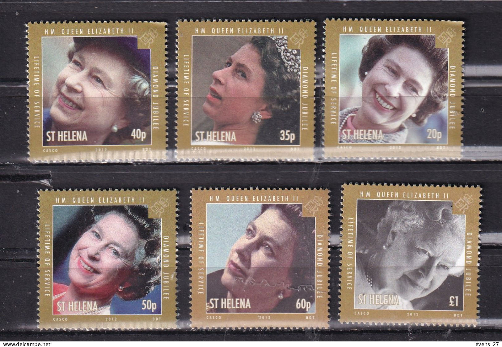 ST HELENA ISLAND-2012-QE11-DIAMOND JUBILEE-MNH. - St. Helena