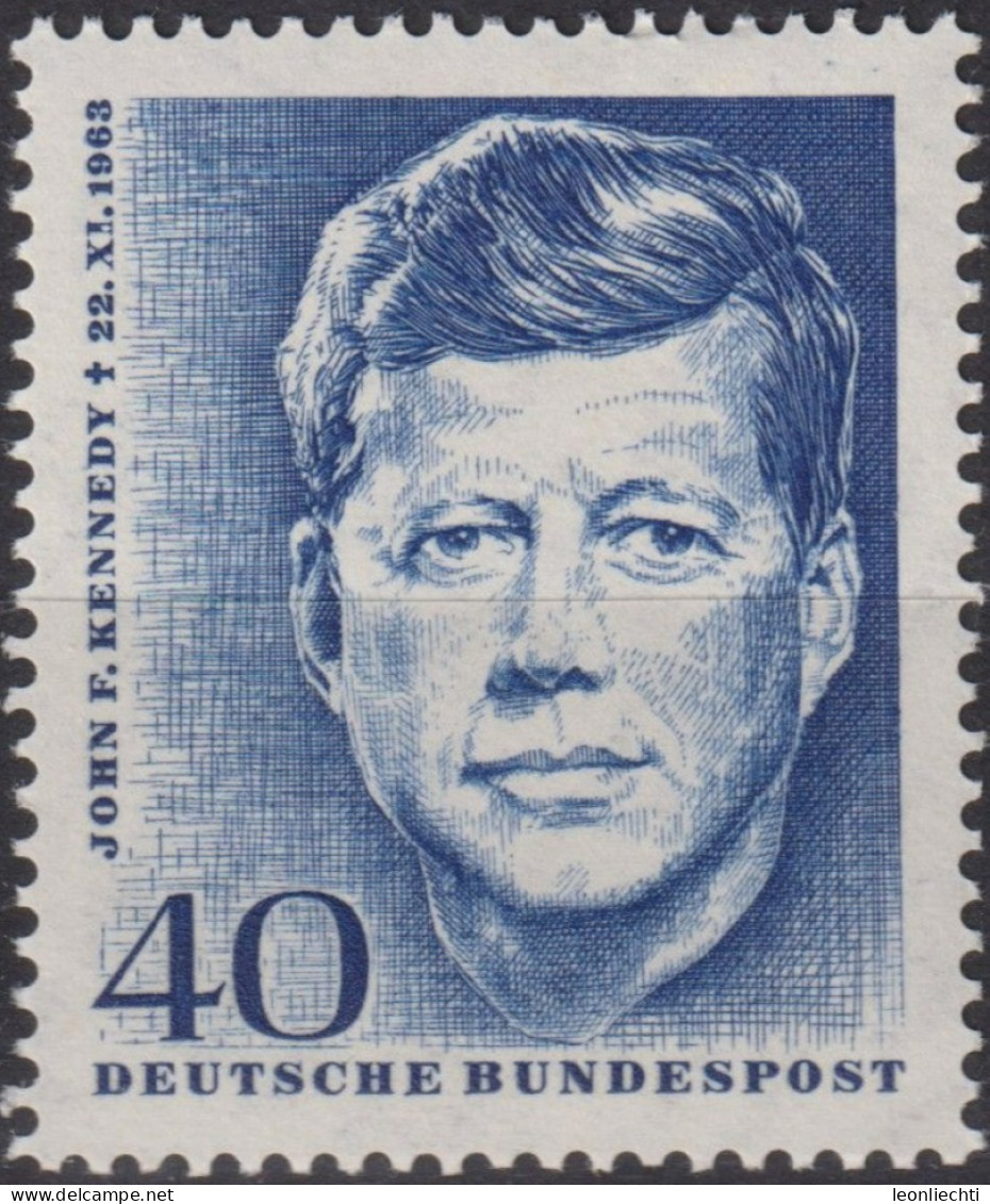 1964 Deutschland > BRD, ** Mi:DE 453, Sn:DE 901, Yt:DE 321, John F. Kennedy (1917-1963) - Kennedy (John F.)