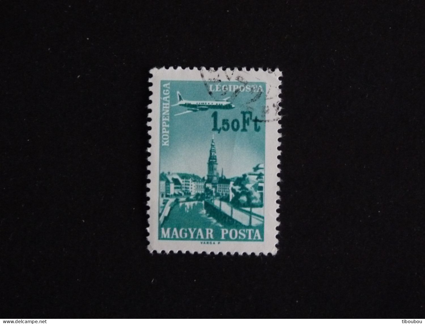 HONGRIE HUNGARY MAGYAR YT PA 284 OBLITERE - COPENHAGUE - Usado