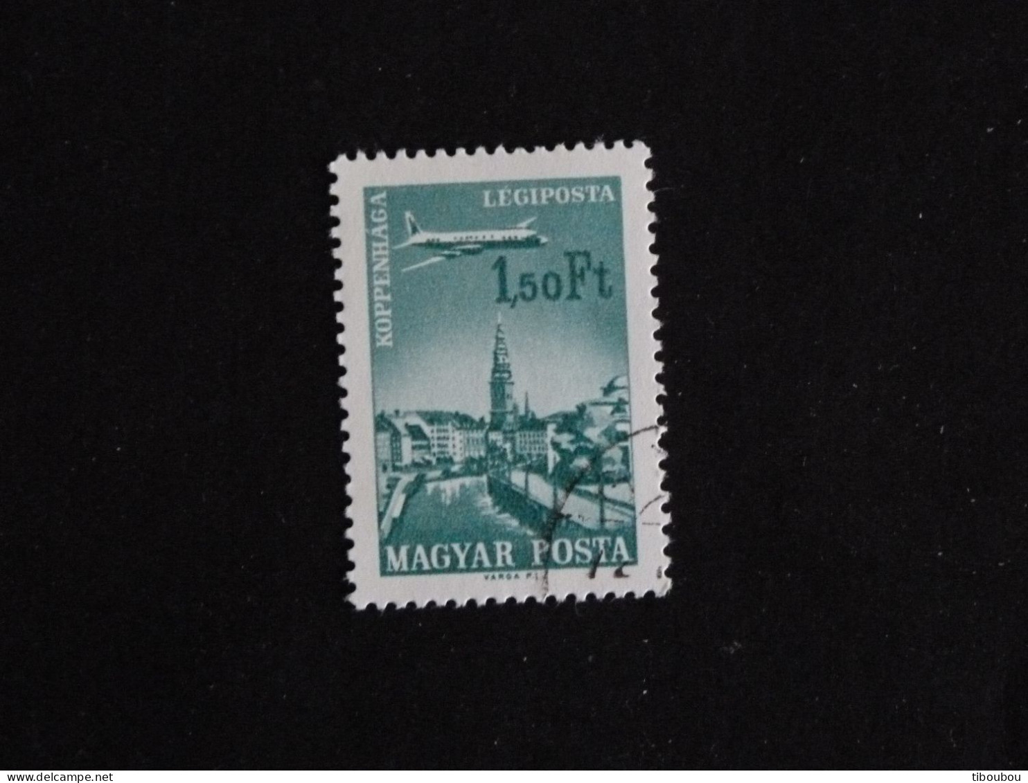 HONGRIE HUNGARY MAGYAR YT PA 284 OBLITERE - COPENHAGUE - Gebraucht