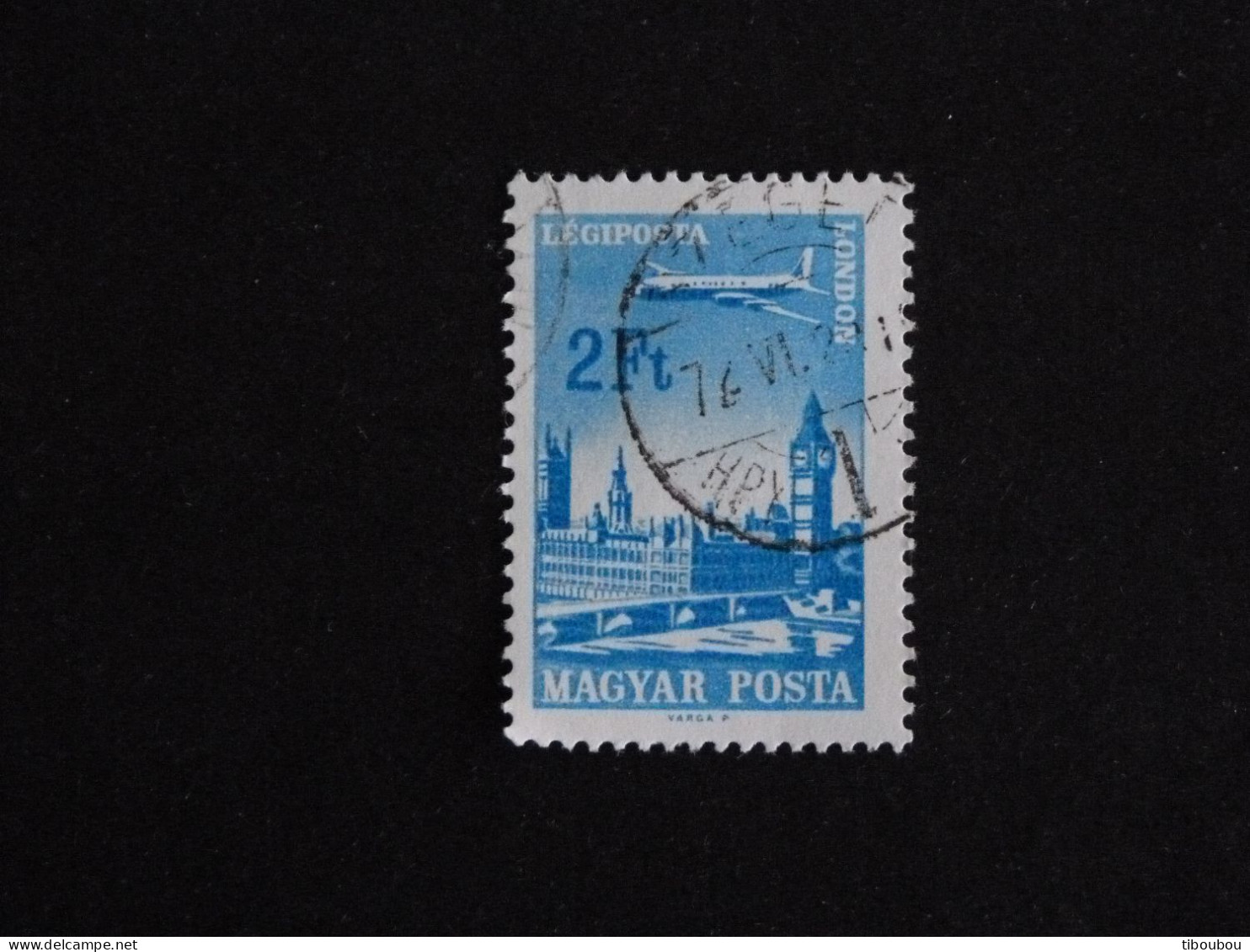 HONGRIE HUNGARY MAGYAR YT PA 285 OBLITERE - LONDRES LONDON - Used Stamps