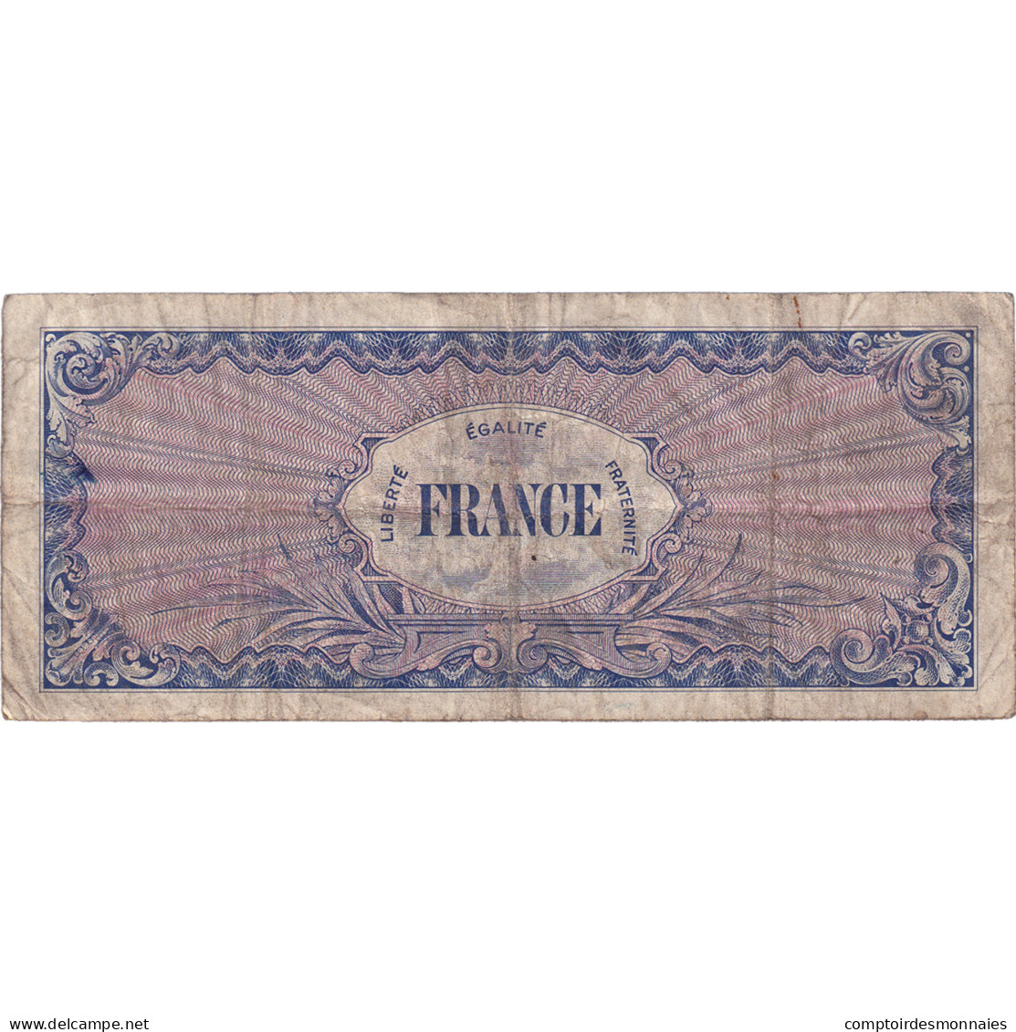 France, 50 Francs, Drapeau/France, 1945, 48867066, TB, Fayette:VF24.2 - 1945 Verso Francés