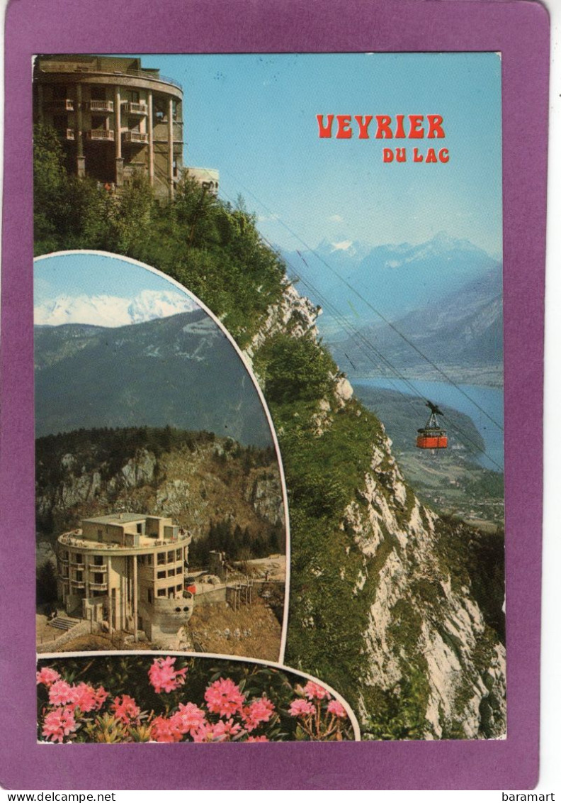 74 VEYRIER DU LAC  Le Téléphérique Et Le Lac D'Annecy - Veyrier