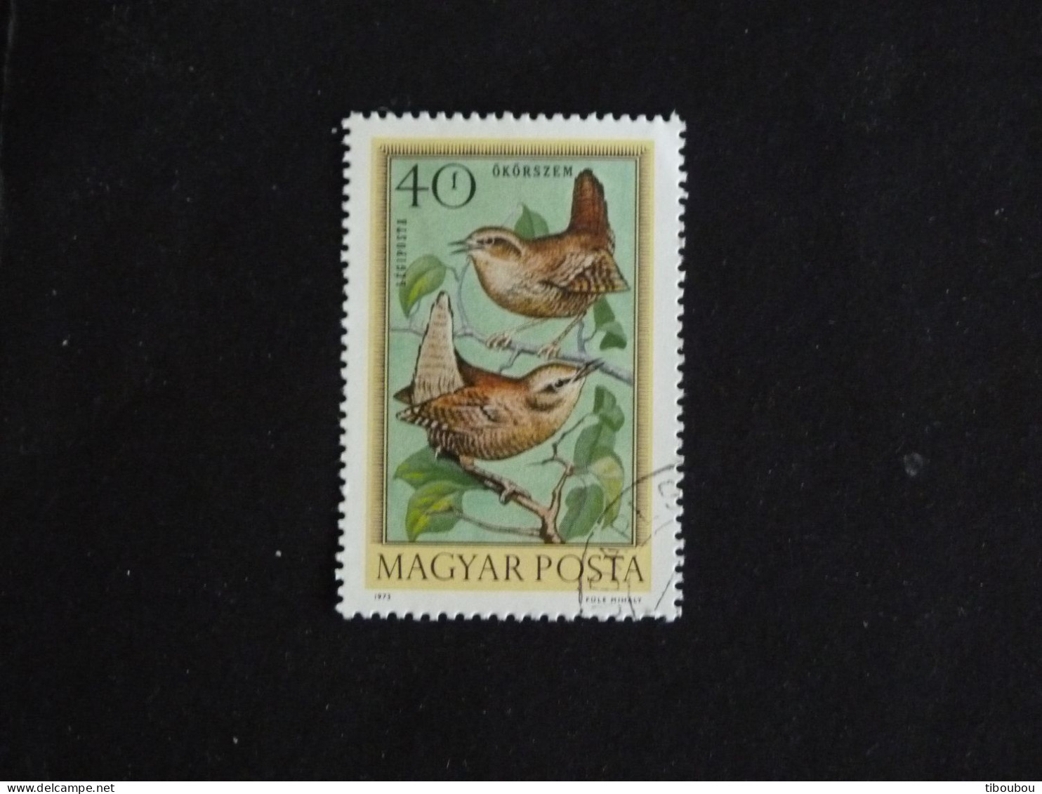 HONGRIE HUNGARY MAGYAR YT PA 360 OBLITERE - TROGLODYTE OISEAU BIRD VOGEL - Usado