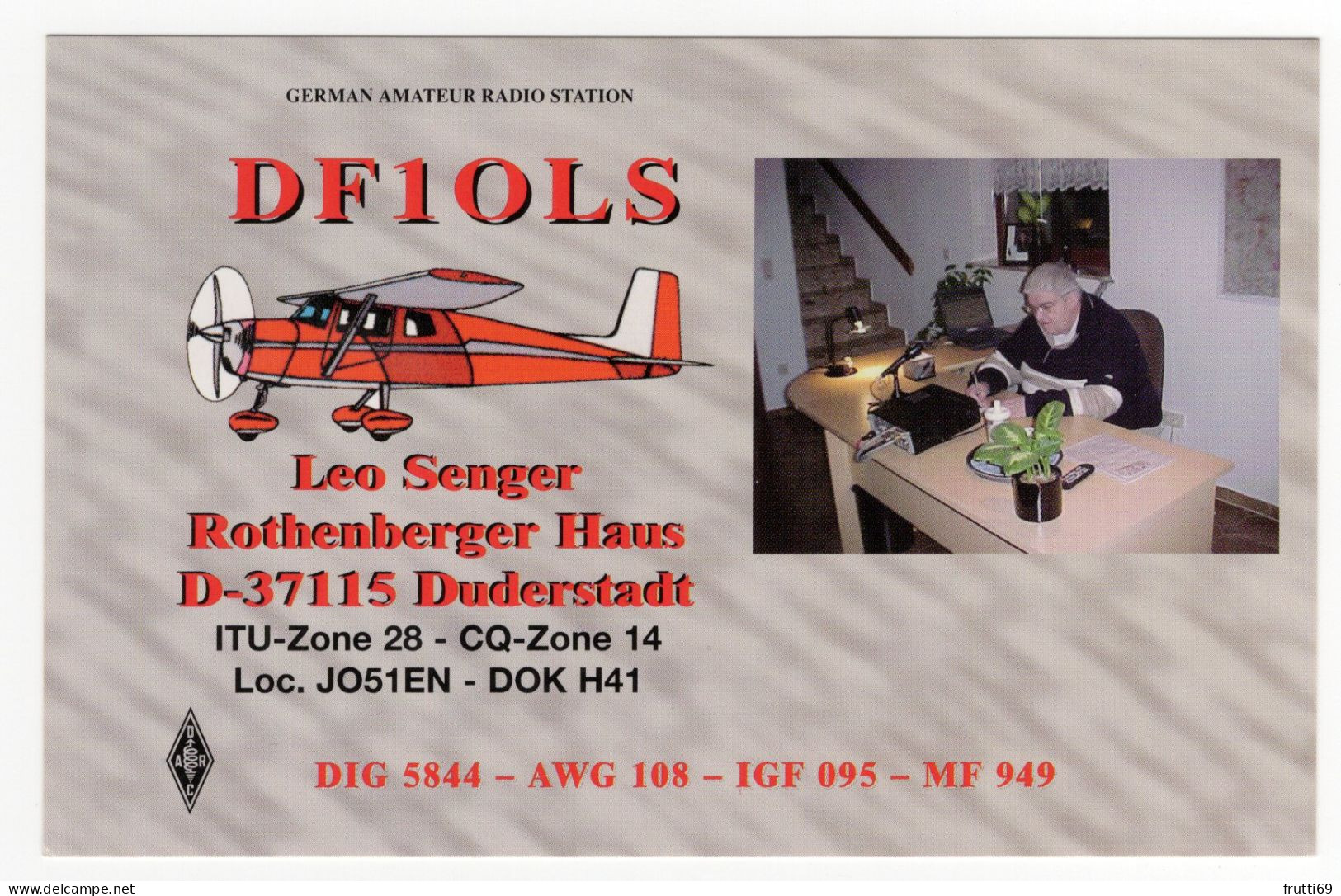 AK 208267 QSL - Germany - Duderstadt - Radio Amateur