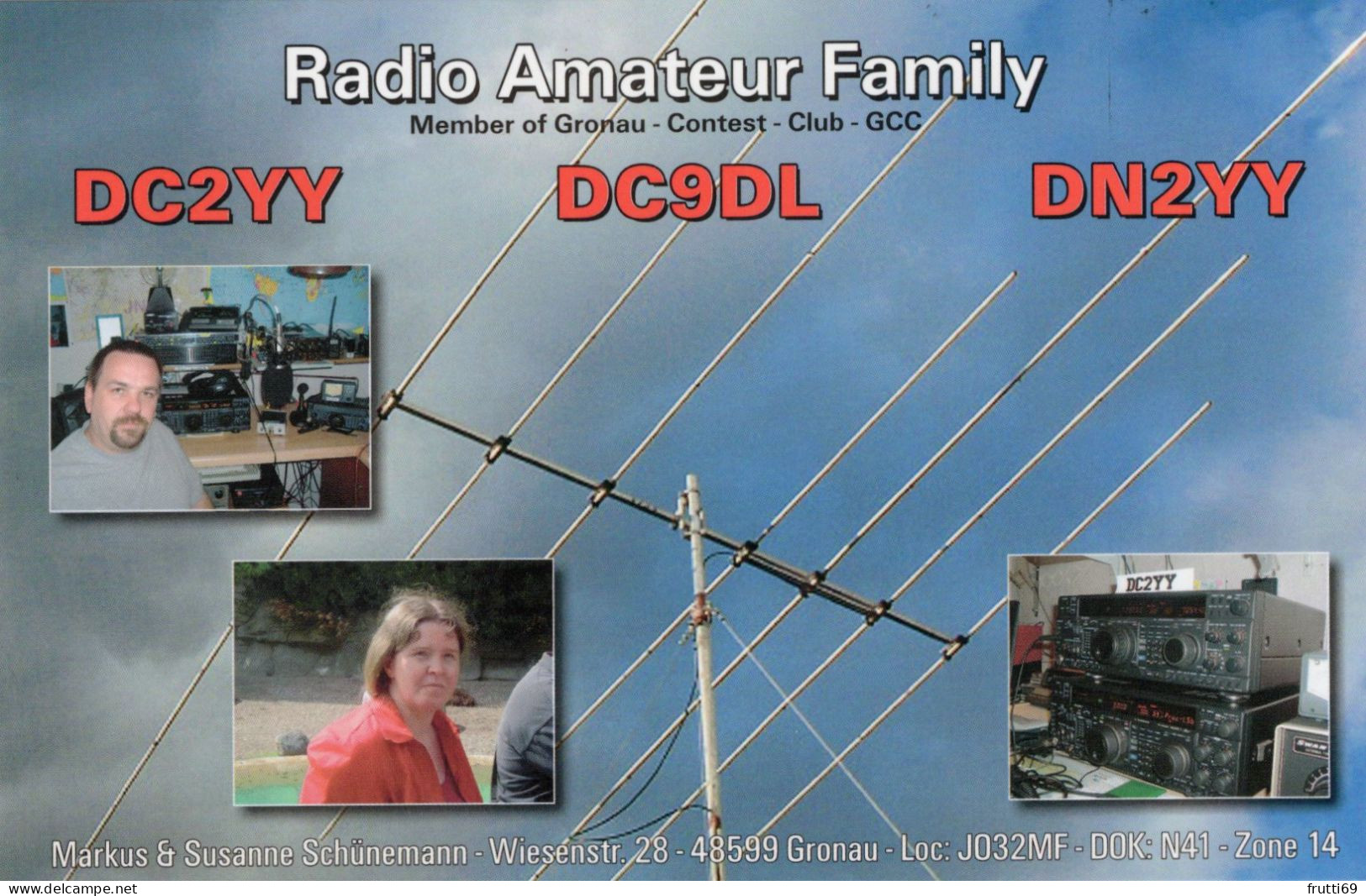 AK 208278 QSL - Germany - Gronau - Radio