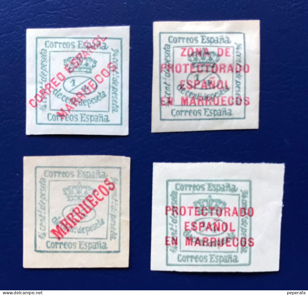 Spain, Spagne, España, Marruecos Español, COLECCIÓN, COLLECTION, Timbres Anciens (LOT 8) - Marruecos Español