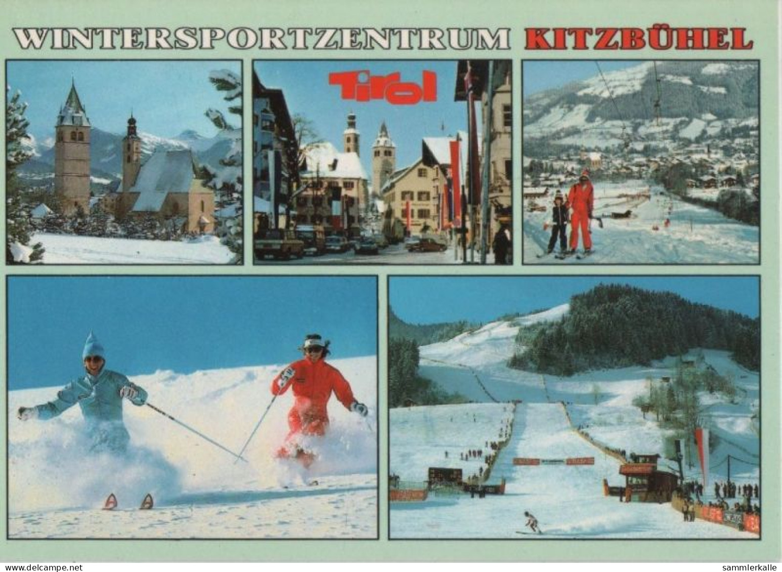 100409 - Österreich - Kitzbühel - Wintersportzentrum - Ca. 1985 - Kitzbühel