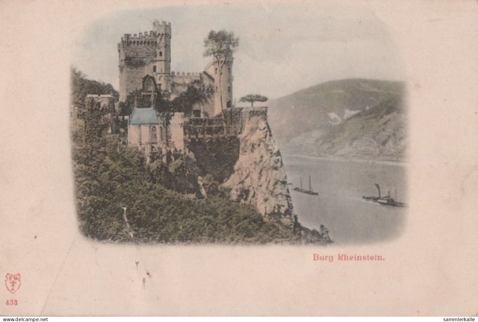 93870 - Trechtingshausen, Burg Rheinstein - Ca. 1910 - Ingelheim