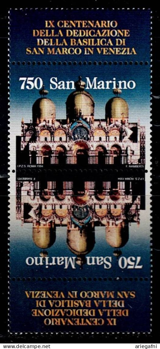 SAN MARINO 1994 CULTURAL AND ARTISTIC HERITAGE IN ITALY MI No 1586 MNH VF!! - Unused Stamps