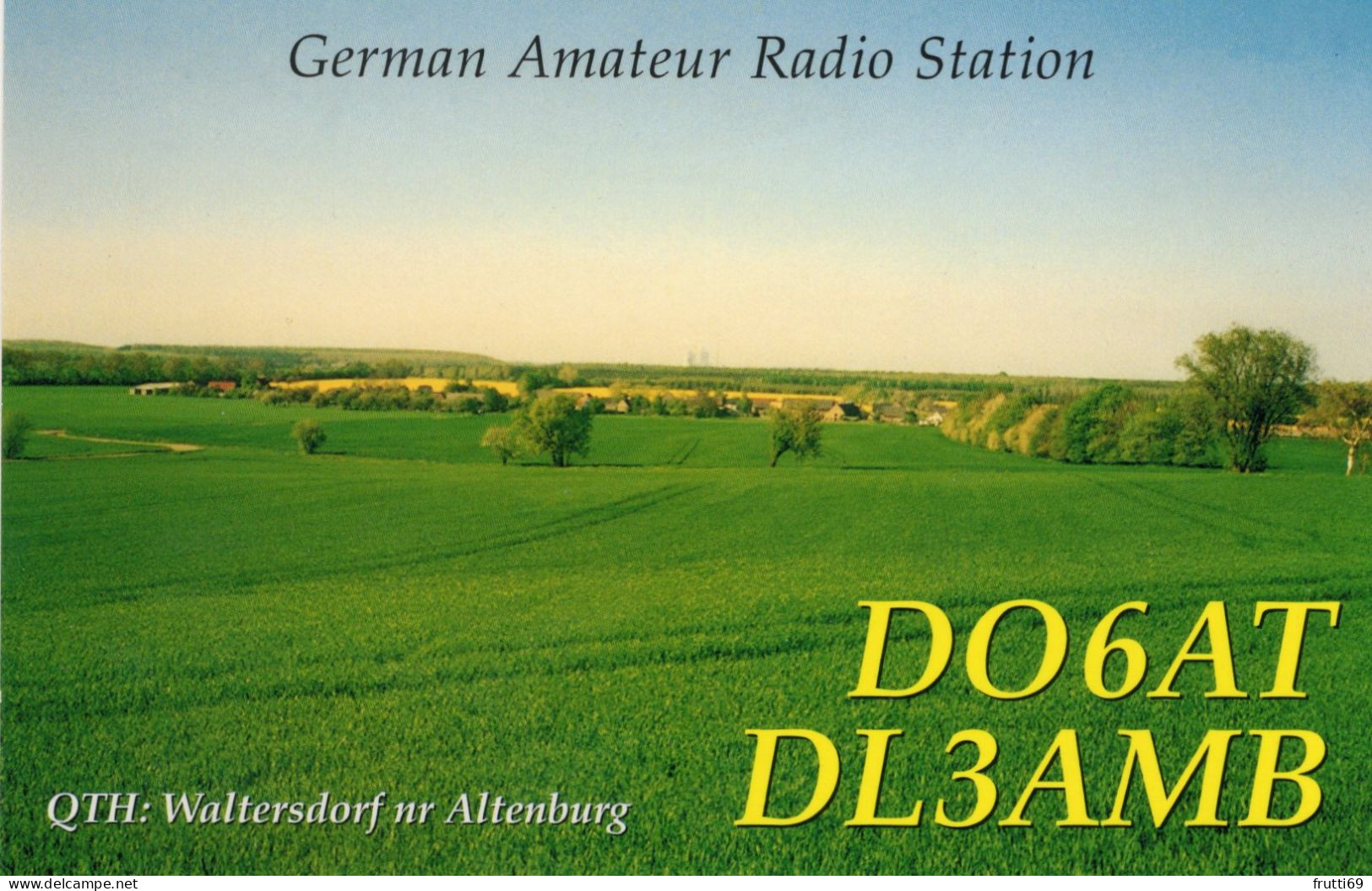 AK 208289 QSL - Germany - Waltersdorf Nr Altenburg - Radio