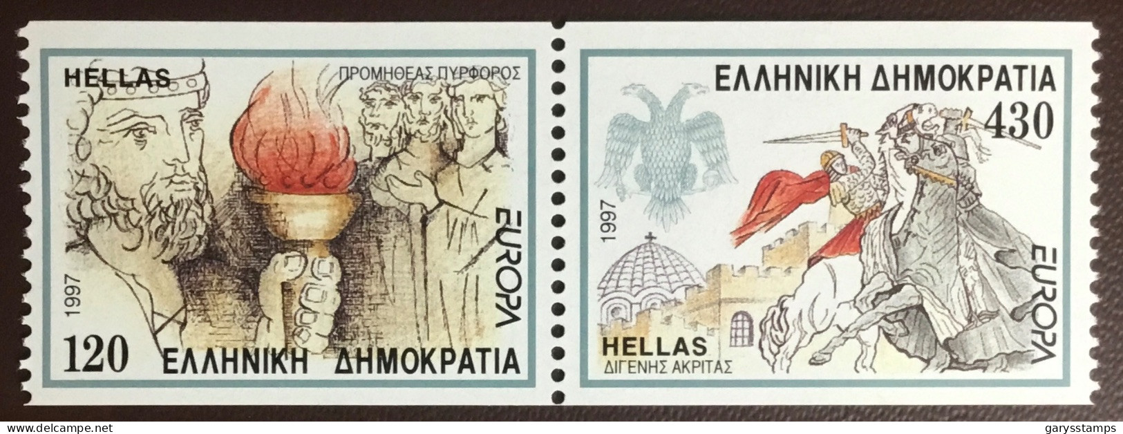 Greece 1997 Europa Booklet Stamps MNH - Nuovi