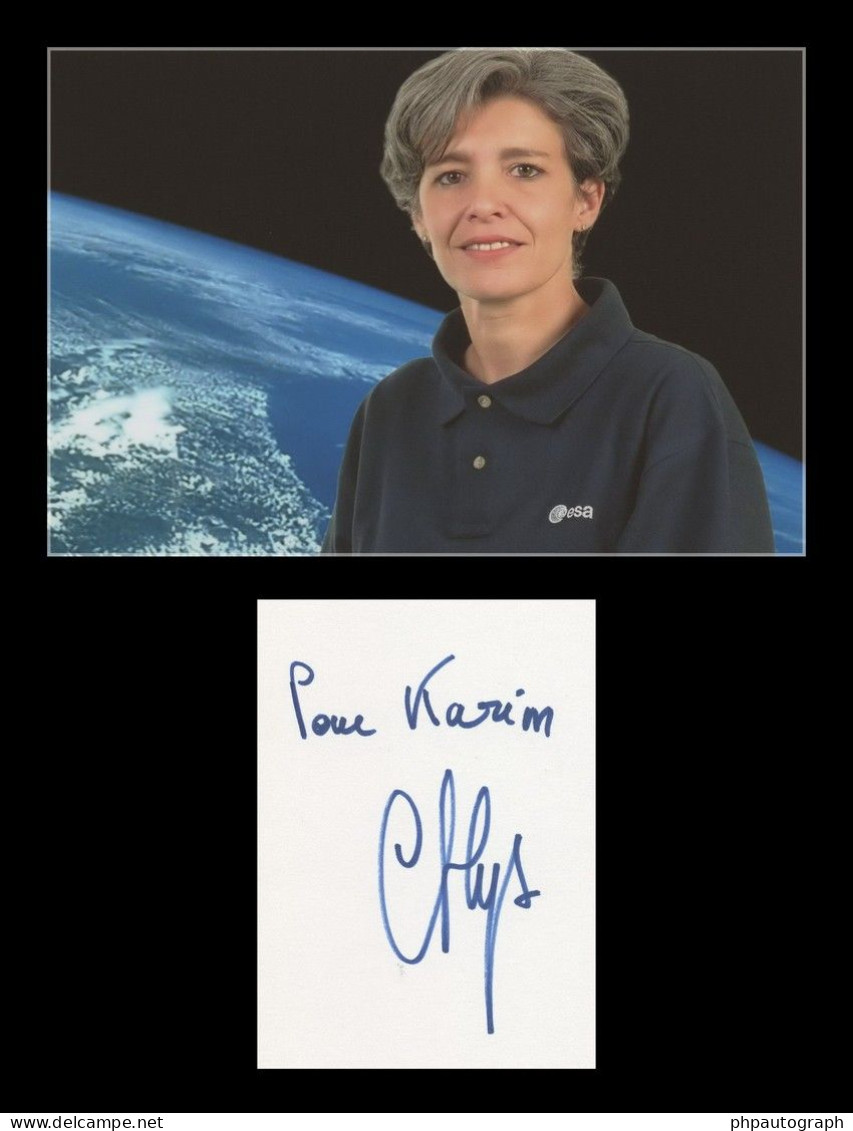 Claudie Haigneré - Spationaute Française - Carte Dédicacée En Personne + Photo - Aviatori E Astronauti