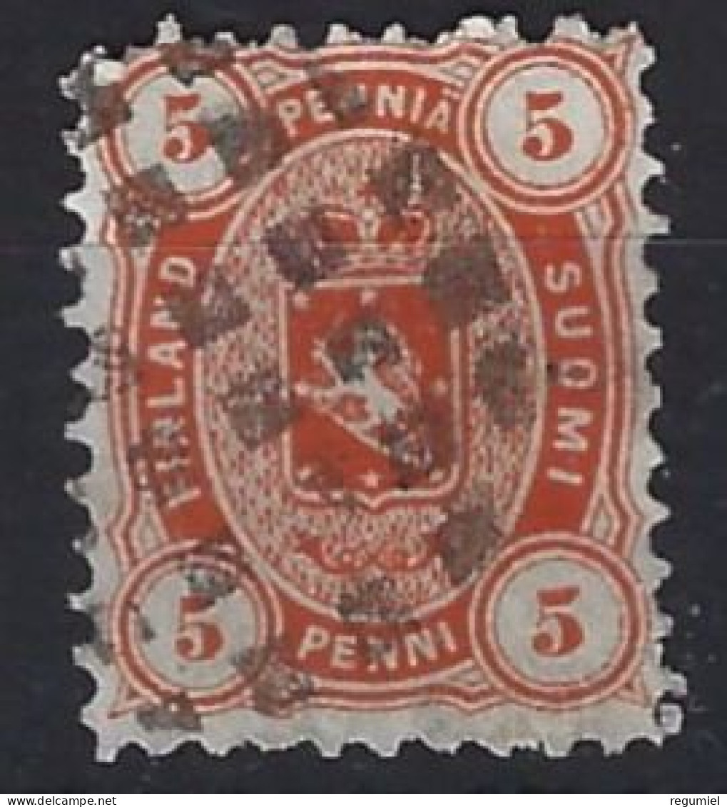 Finlandia U   14a (o) Usado.1875. Dent. 11 - Usati