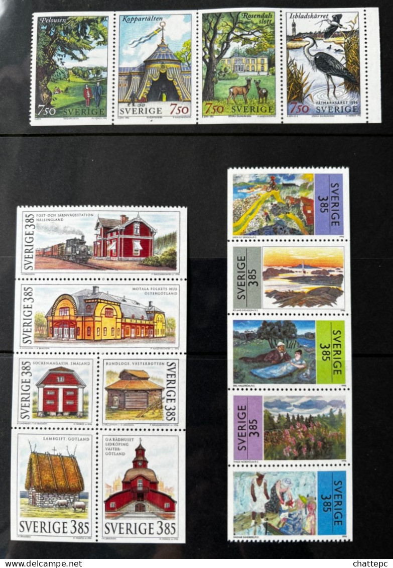 Sweden Unmounted Mint Stamps Sets In Perfect Condition - Sets F - Unused Stamps