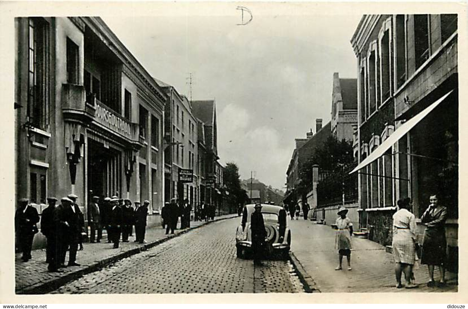 59 - Caudry - Rue De Saint Quentin - Animée - Automobiles - CPA - Voir Scans Recto-Verso - Caudry