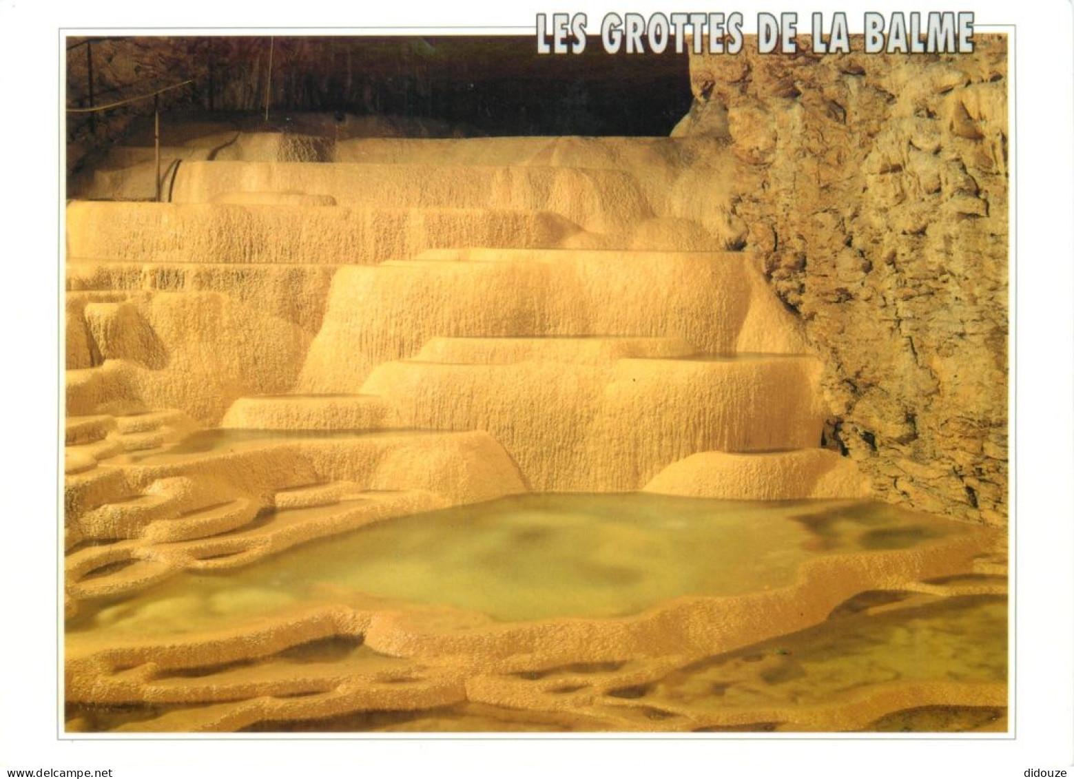 38 - La Balme Les Grottes - Les Grottes - Une Des Sept Merveilles Du Dauphiné - Les Petits Bassins - Spéléologie - CPM - - La Balme-les-Grottes