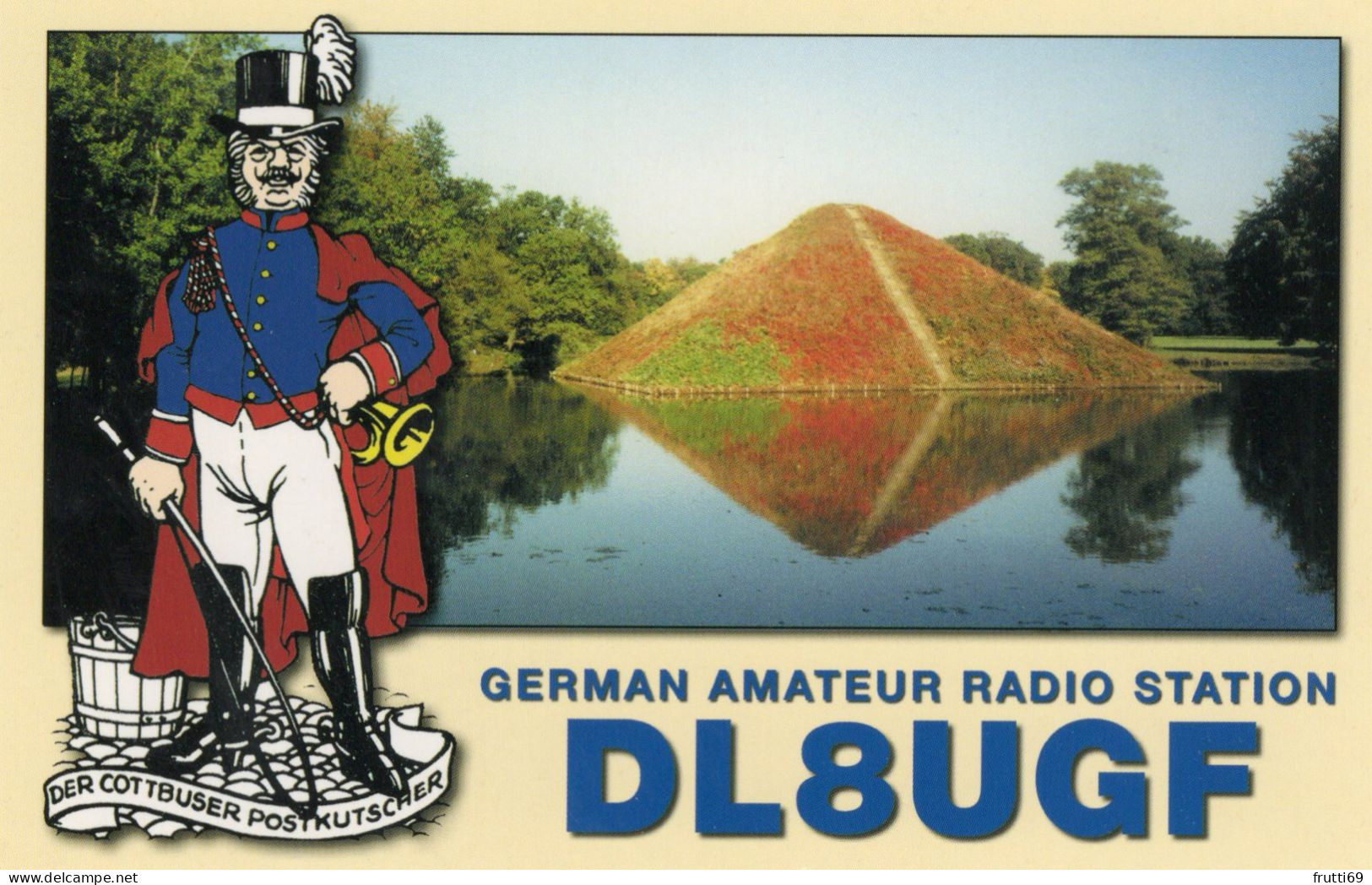 AK 208306 QSL - Germany - Cottbus - Radio