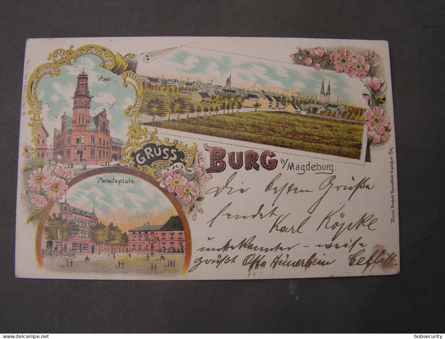 Burg Bei Magdeburg ,  Kreisstadt Des Landkreises Jerichower Land Nach Halle 1897 - Burg