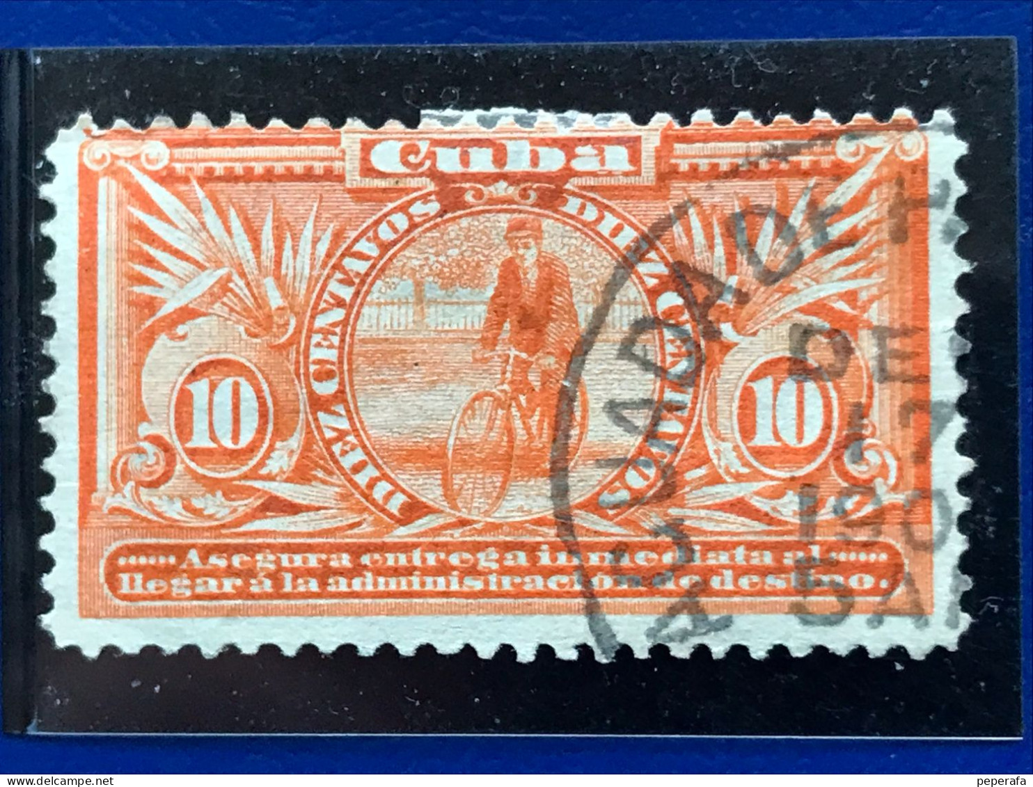 CUBA REPÚBLICA 1902, Sello Usado MATASELLO DE LUJO - Oblitérés