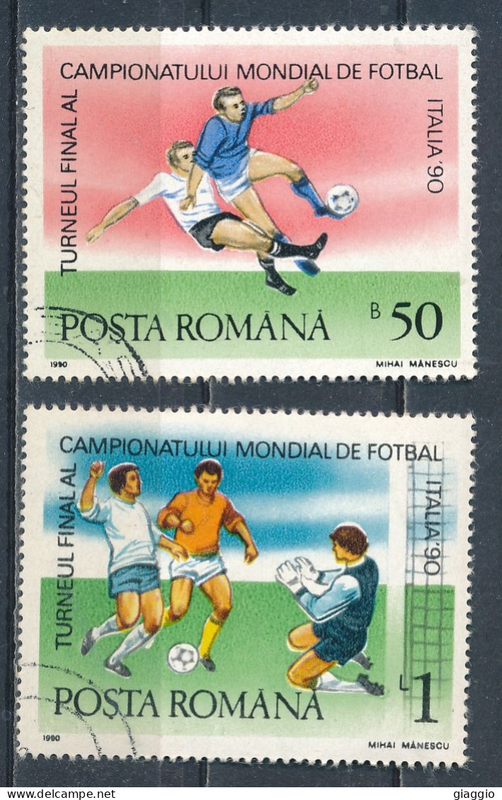 °°° ROMANIA - Y&T N° 3884/85 - 1990 °°° - Usati