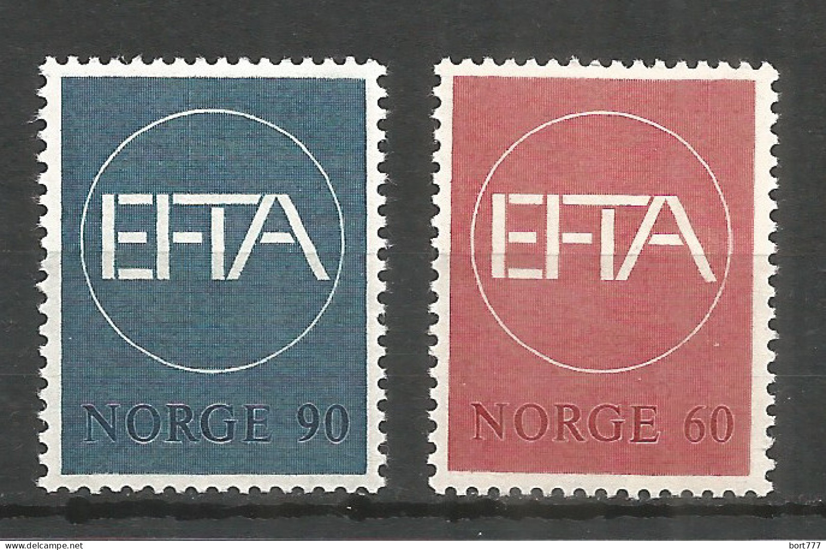 NORWAY 1967 Mint MNH(**) Mi.# 551-52 - Ungebraucht