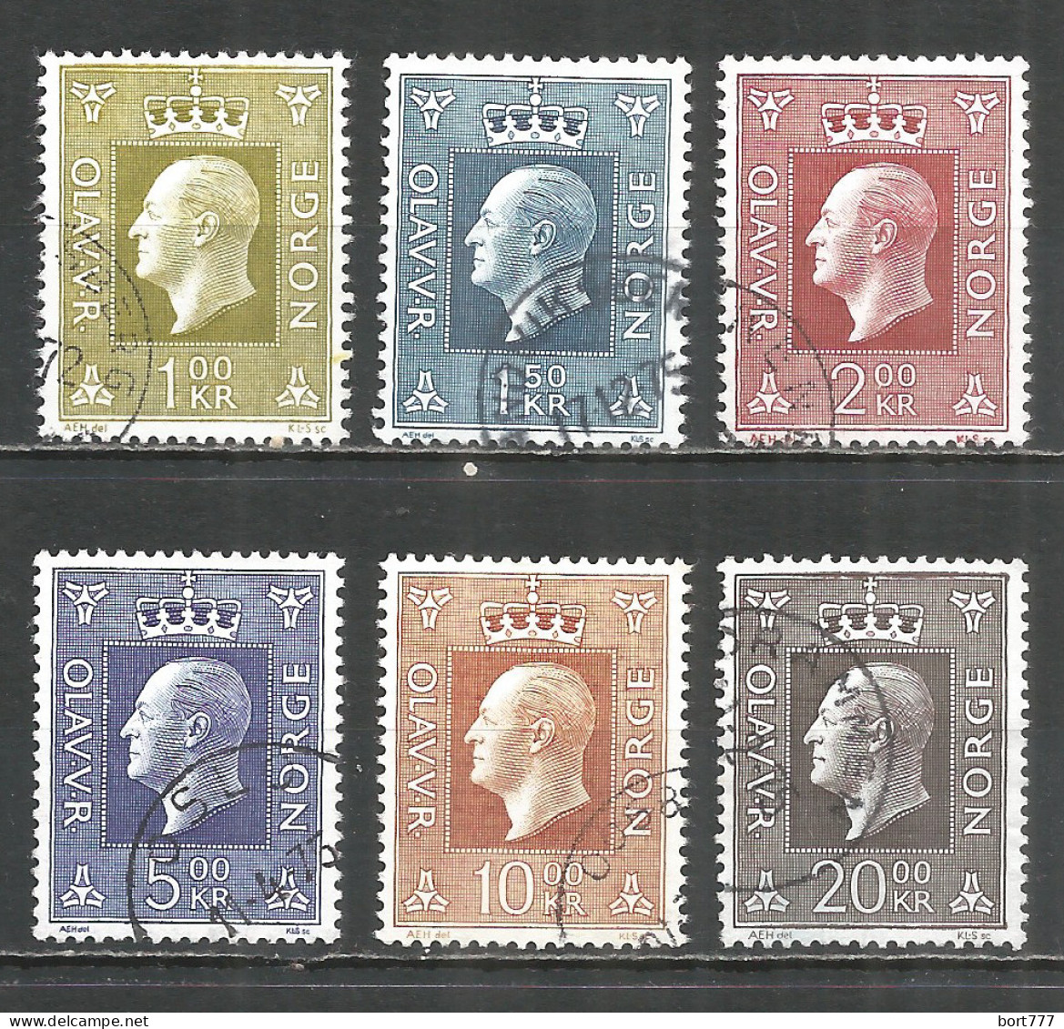 Norway 1969 Used Stamps Mi.# 588-93 - Oblitérés