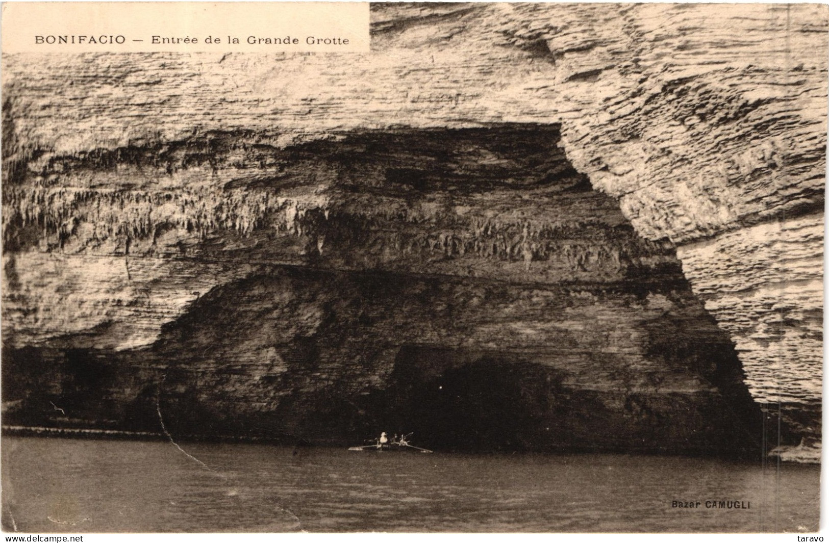 CORSE - BONIFACIO - Lot De X 3 Cpa De La Grande Grotte (Entrée Et Vues Intérieur) - 1910 - Andere & Zonder Classificatie