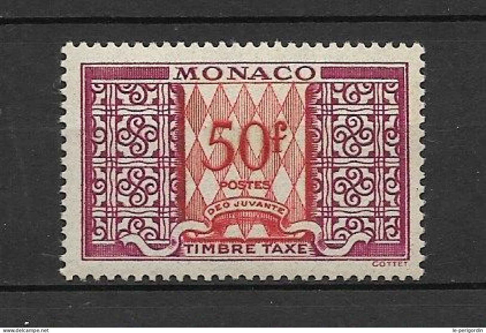 Monaco Taxe No 38A , Neuf , ** , Sans Charniere , Ttb . . - Postage Due