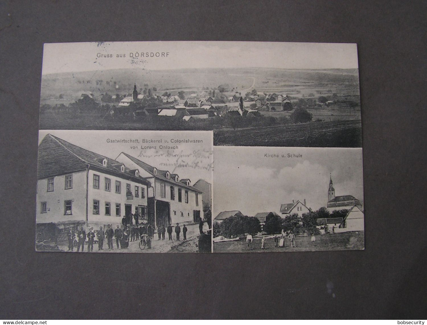 Dörsdorf , Bäckerei ,  Gashof 1911 Nach Dillenburg  Unterlahnkreis - Lahnstein