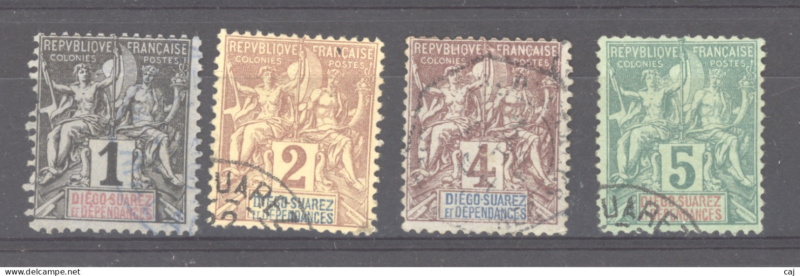 Diégo Suarez :  Yv   25-28  (o) - Used Stamps