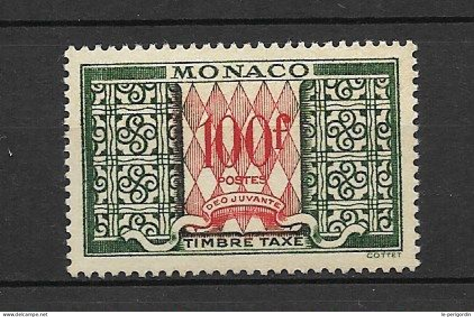 Monaco Taxe No 39 , Neuf , ** , Sans Charniere , Ttb . . - Impuesto