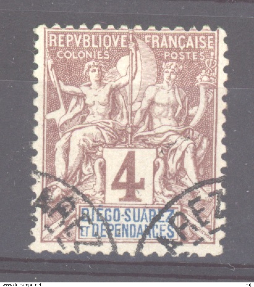 Diégo Suarez :  Yv   27  (o) - Used Stamps