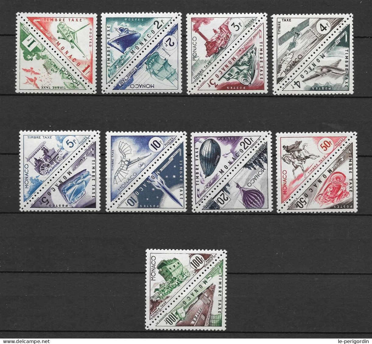 Monaco Taxe Nos 39A/55 , Neufs , ** , Sans Charniere , Ttb . - Postage Due