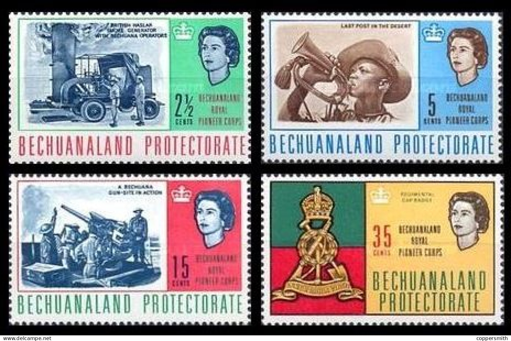 (012) Bechuanaland  1966 / Pioneers Chorps  ** / Mnh  Michel 185-188 - Otros & Sin Clasificación